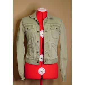 Lucky Brand Green Jean Jacket